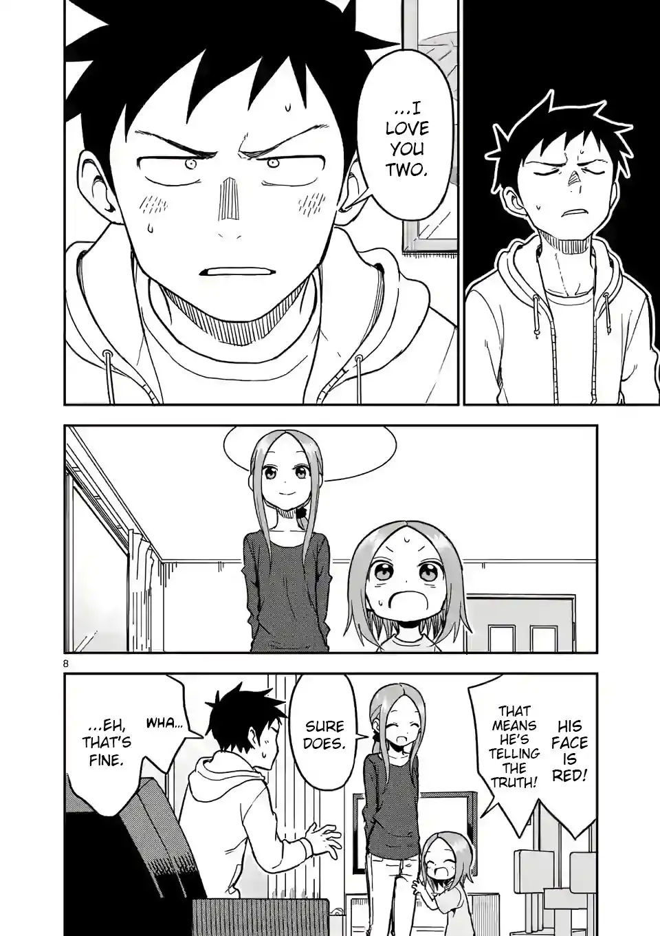 Karakai Jouzu no (Moto) Takagi-san Chapter 130 8